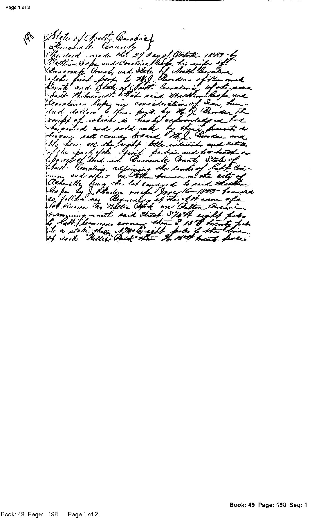 1885_Cope to Bearden