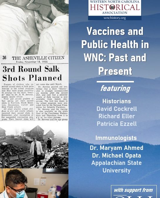 WNCHA Presents: Vaccines and Public Health in WNC – Past and Present